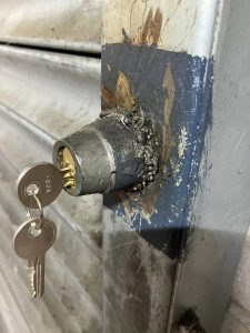 repairing a damaged door lock in Dunmurry
