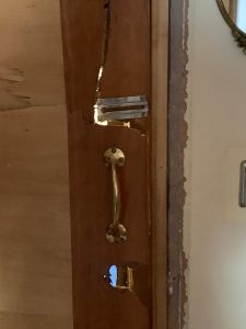 installing a new door lock for a home in Broomhedge