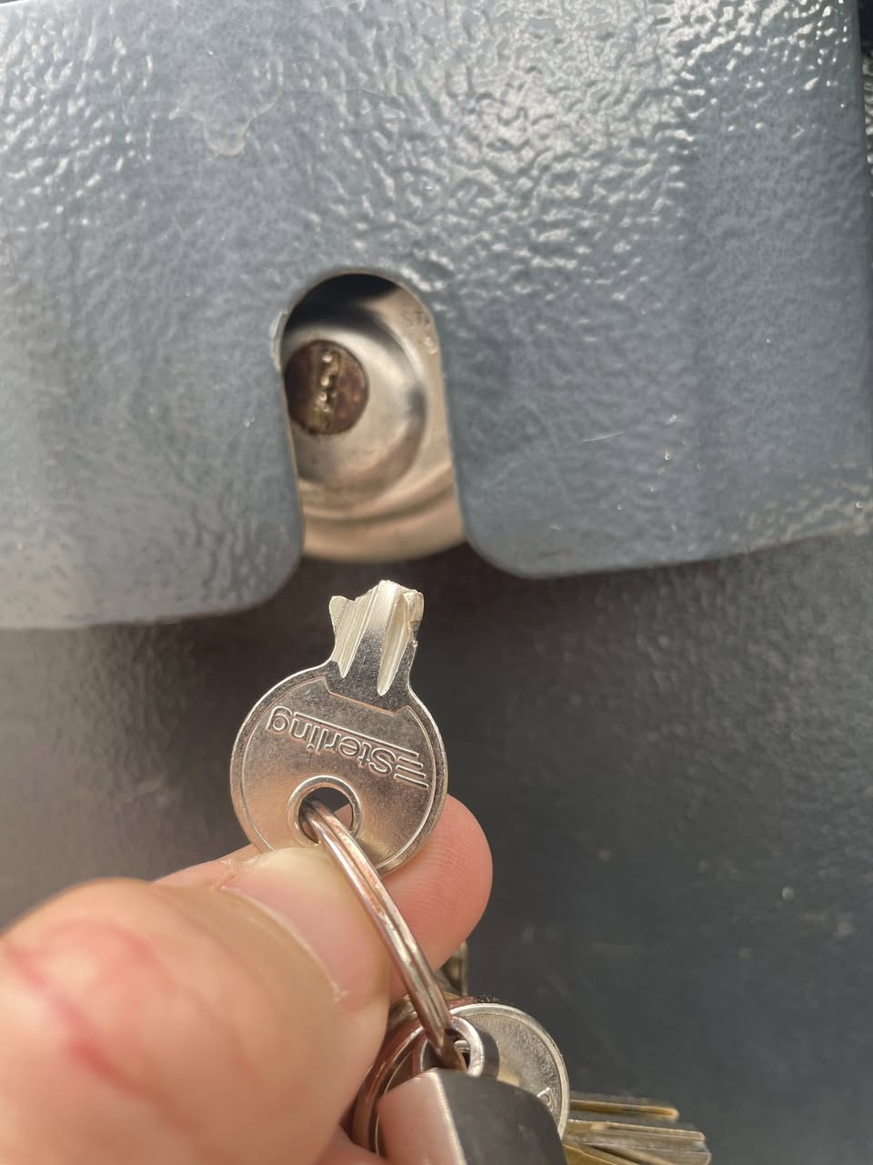 Fixing a damaged uPVC door lock and key